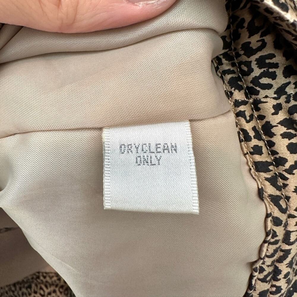 Worthington | Leopard Print Button Front Jacket S… - image 7
